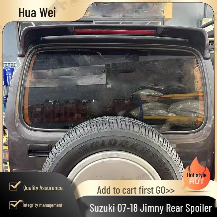 Suzuki Jimny 2007-2018 Задний спойлер Легкая установка (Не требуется сверление)