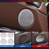 4Pcs Stainless Steel Car Door Speaker Stereo Cover Trim For BMW X5 X6 X3 X4 5GT E70 E71 F25 F26 F07 Auto Para Voiture Interior