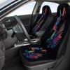 Набор чехлов на сиденья автомобиля с неоновым кошачьим дизайном для большинства автомобилей, модные оригинальные чехлы-протекторы для сидений автомобиля, полный комплект, универсальный чехол для сиденья автомобиля