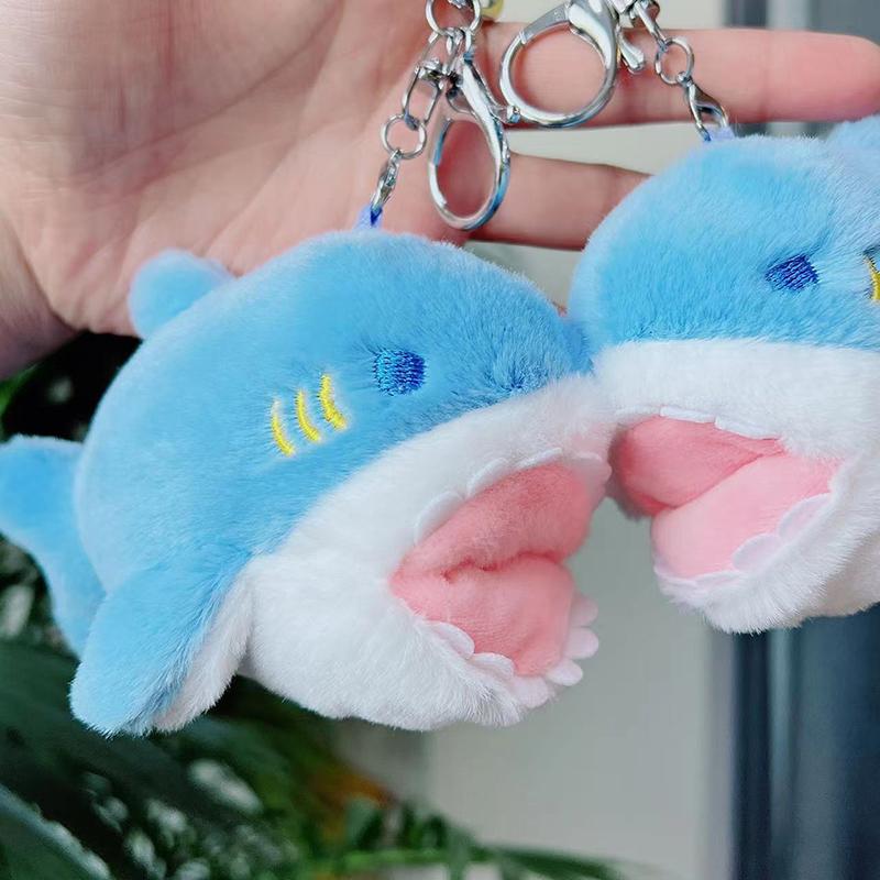 1Pc 12Cm Small Shark Plush Toy Doll Stuffed Animals Plush Accessories Toy Pendant Baby Kid Gift Keychain Ornaments