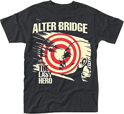 Bridge The Last Hero Обложка Альбома Рок Футболка Черная Графическая Унисекс Футболка