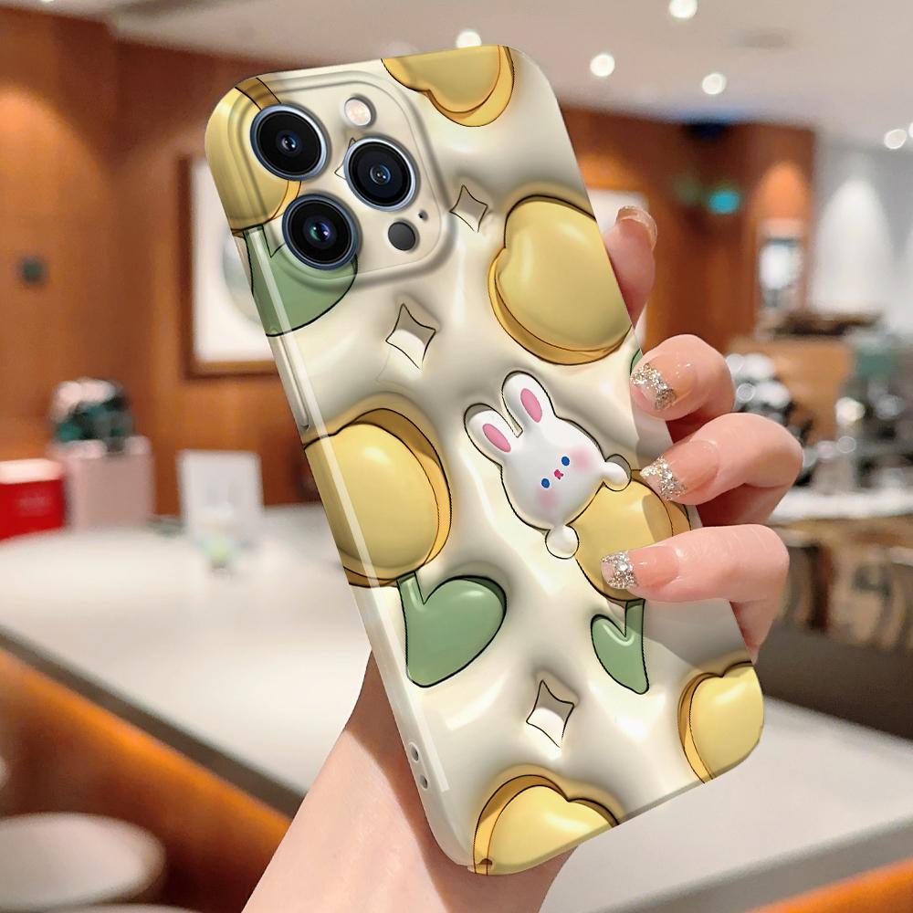 Для iPhone 16 Samsung S23 A23 A52 A33 A73 A53 Huawei Xiaomi Redmi OPPO Vivo стереоскопический стиль цветочный дизайн полная защита камеры жесткий чехол для телефона