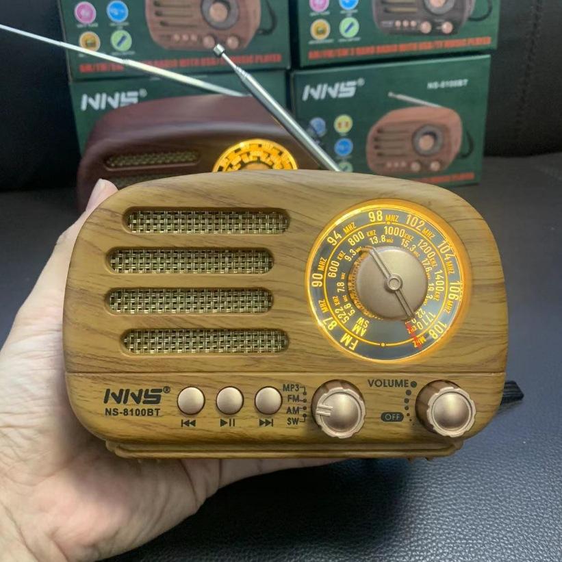 Классическое Ретро FM AM Радио Настольный Приемник Перезаряжаемый Портативный MP3 Радиоприемник Стерео 3 Вт Bluetooth Динамик AUX USB