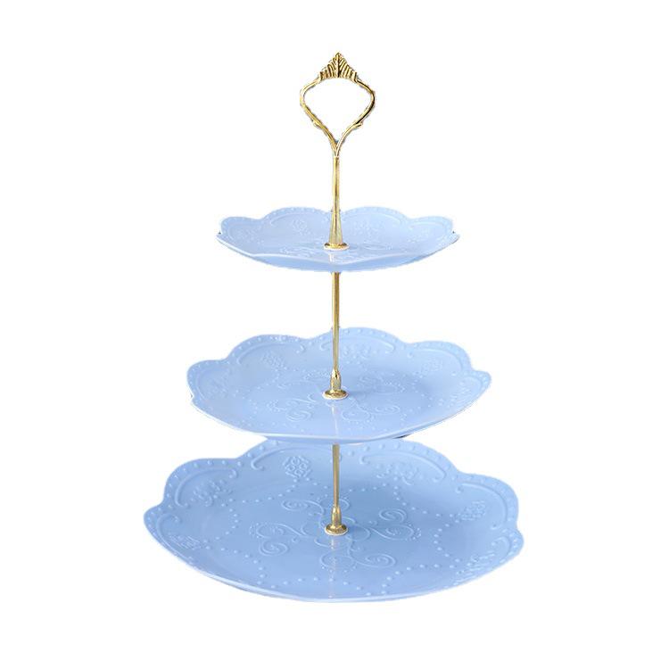 Three-Tier Dessert Display Stand for Parties and Weddings