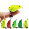 4 см 6 г мини-лягушка поддельная приманка портативная красочная уличная двойная приманка силиконовая приманка рыболовные снасти