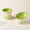 Non-Slip Cat Canned Food Bowl Rabbit Flower Water Bowl Stylish Pet Feeding Bowl  Pet Supplies