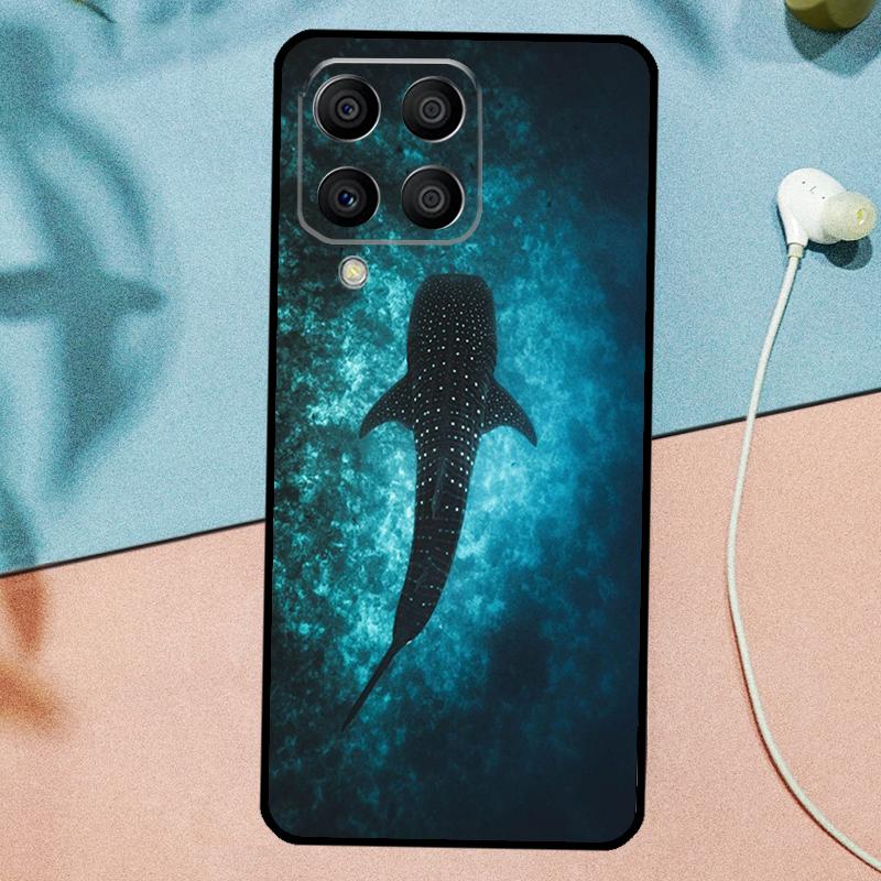 Морская китовая акула Животное Для Samsung Galaxy M33 M35 M55 M15 M12 M13 M14 M34 M54 M53 M21 M31 M11 M32 M52 M06 M16 Чехол
