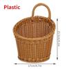 Kitchen Storage Basket with Handle Woven Hanging Baskets for Living Room Fruit Sundries Organizer Home Decor Hand-woven Baskets