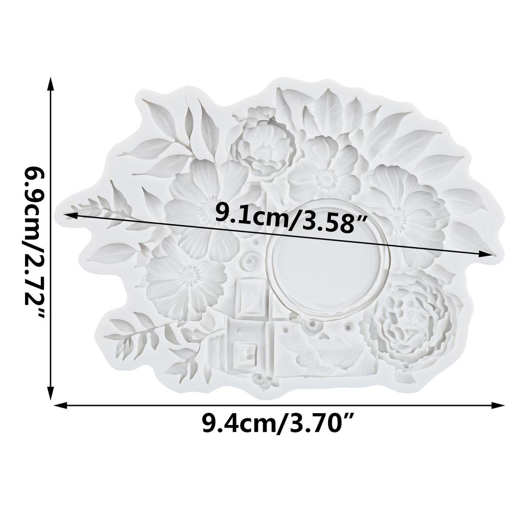Sunflower Hat Silicone Mold Sunglasses Camera Fondant Molds Cake Decorating Tools Theme Cake Dessert Decorated Chocolate Candy Mold