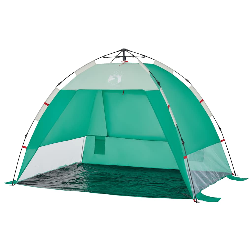 Beach Tent for 2 Persons Sea Green Quick Release Waterproof