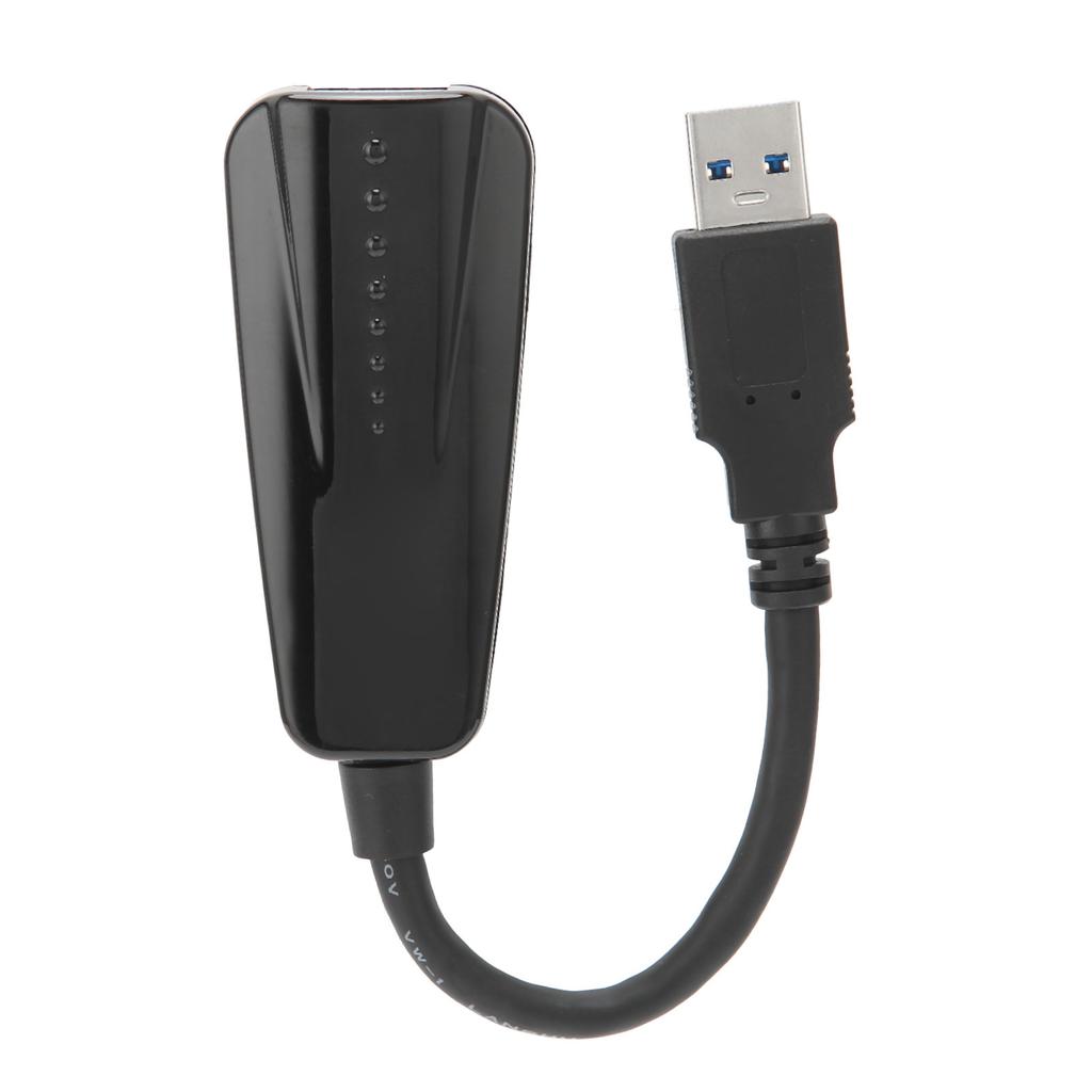 Адаптер USB к Ethernet 101001000M USB 3.0 к RJ45 LAN ABS Сетевой адаптер Совместим для Windows для