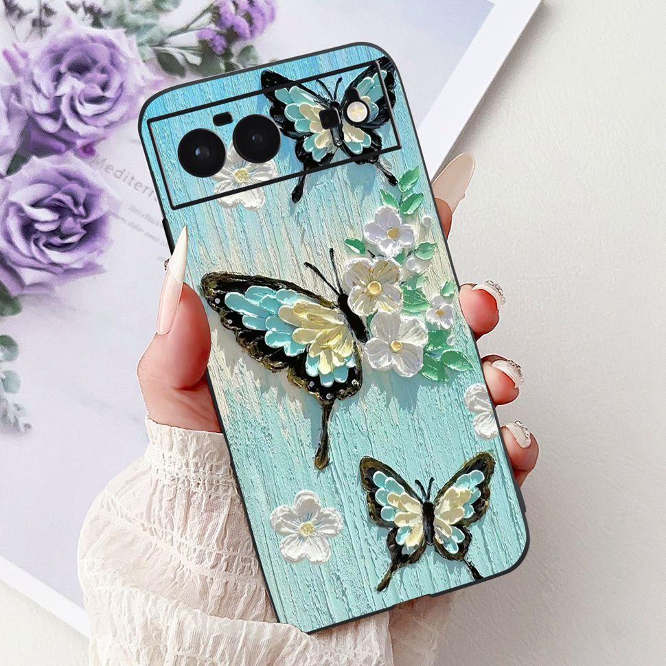 For Google Pixel 6 Case Cute Animals Soft Silicone Phone Cases For Google Pixel 6 Pixel6 Coque Ultra-thin TPU Back Cover Housing