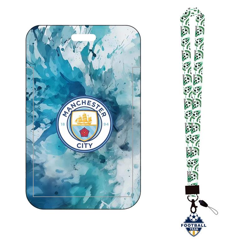 Work Permit Bank Card Card Sleeve with Lanyard Exhibition Work Card Badge