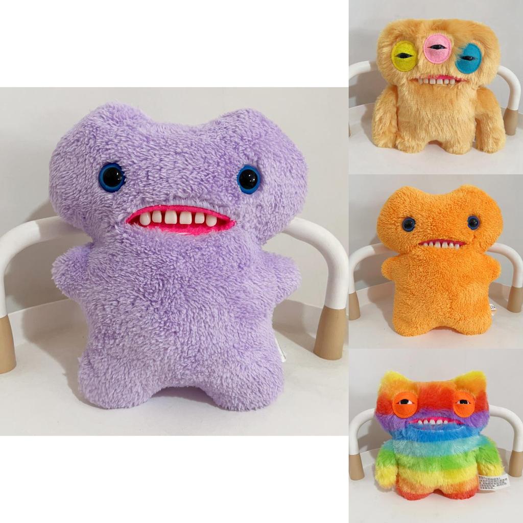 Colorful Fuggler Monster Stuffed Animal With Pp Cotton Filling For Kids Gift