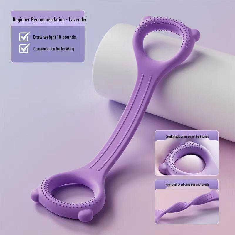 Фитнес-лента-восьмерка: Женский эспандер для груди и спины, эластичная лента для йоги