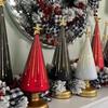 3 шт. Настольные украшения для рождественской елки Рождественский орнамент Искусственная звезда-верхушка из смолы Фигурка елки для дома Комната Зимние украшения