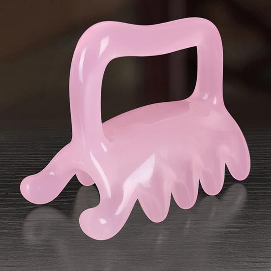 Dual-Headed Back Massager Professional Resin Gua Sha Tool for Trigger Point Therapy & Lymphatic Drainage Ergonomic Body Scraper for Muscle Relaxation