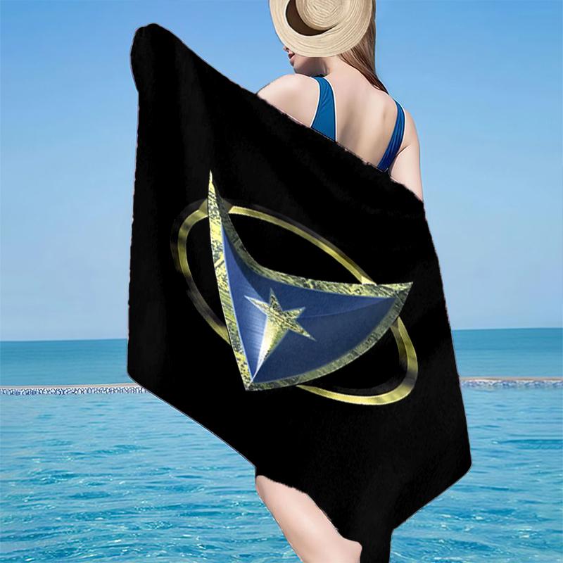 Starship Emblem Beach Towel, Super Soft Microfiber, Gift for Her/Him, Birthday, for Pool, Beach, Travel, Home Decor Fan gifts