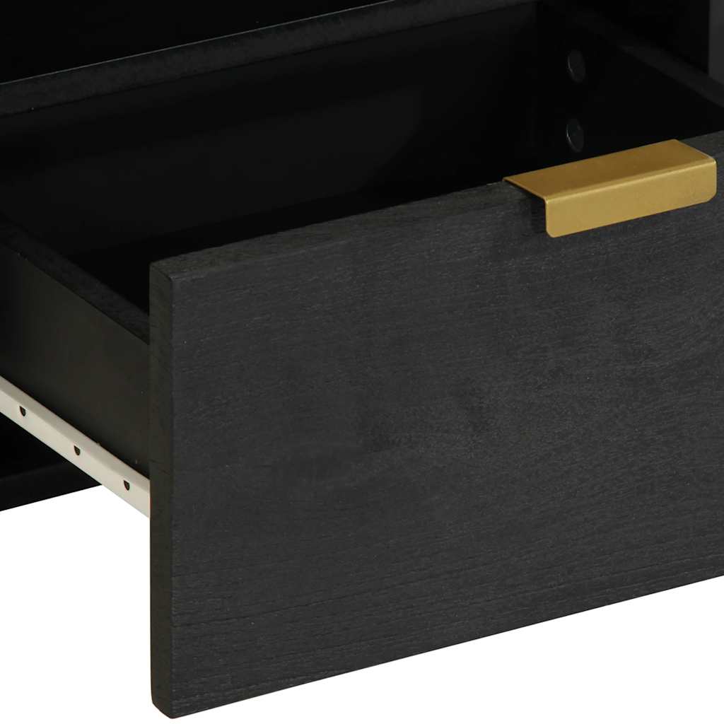 Nightstand Black 40 x 33 x 46 cm Particleboard