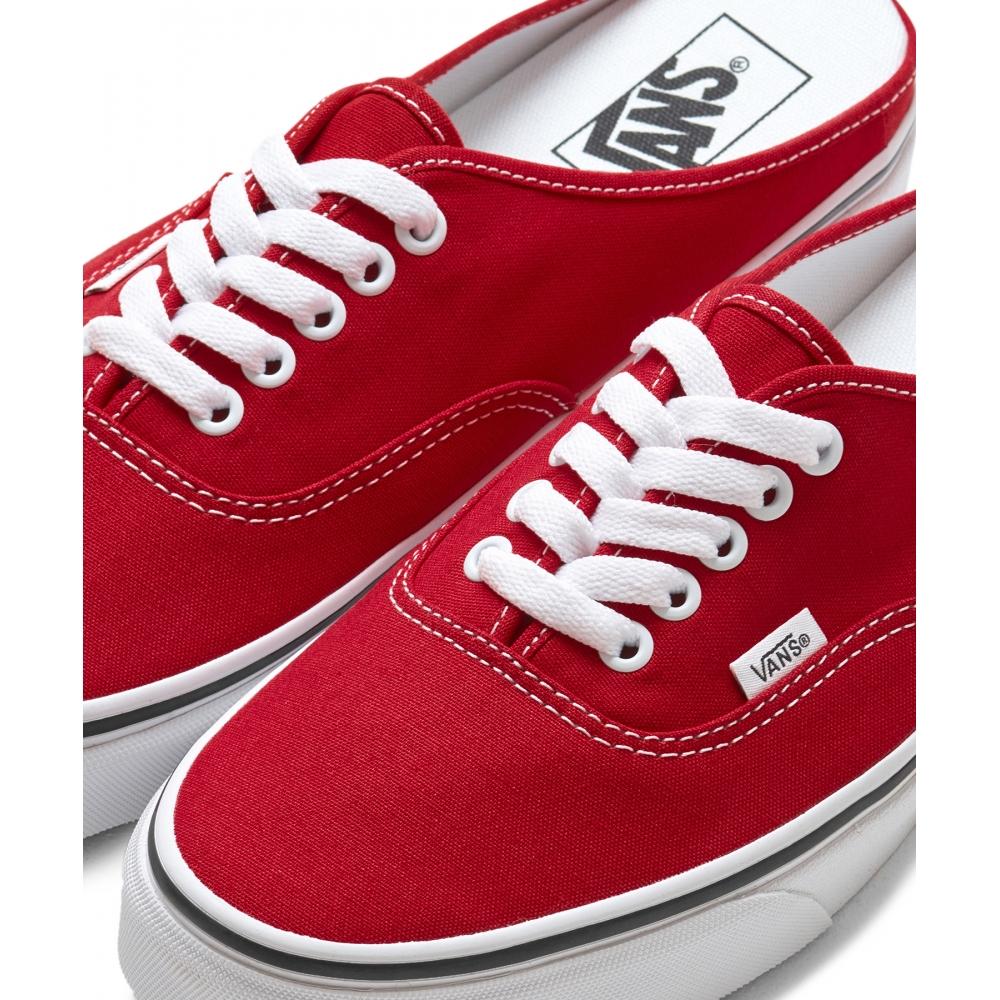 Vans Аутентичные мюли Racing Red True White Vn0a54f7jv61 Аутентичные мюли Racing Red True White