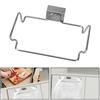 Держатель для мусорных пакетов на дверцу шкафа, Держатель для хранения мусора, Подставка для шкафа, Кухонная мусорная стойка, Кухонные аксессуары, Нержавеющая сталь