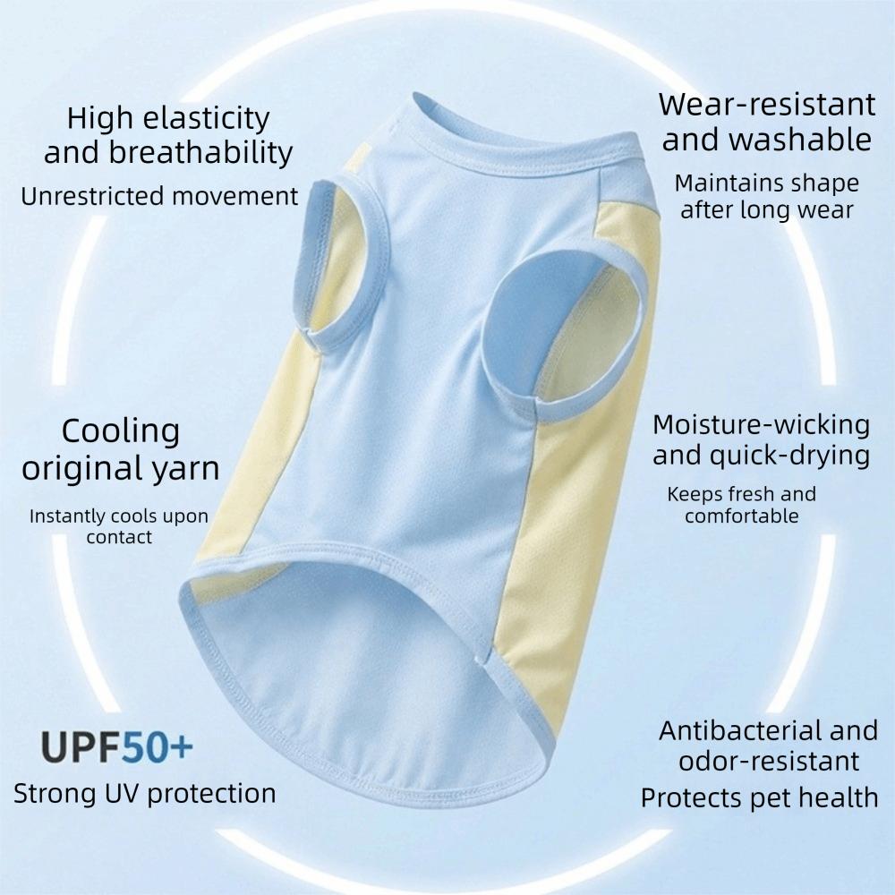 Breathable Mesh Dog Cooling Vest Comfortable Pet Summer Clothes Outdoor Walking