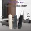 Простая пластиковая напольная ваза для гидропоники с керамическим покрытием для сухих цветов - Большой декоративный элемент