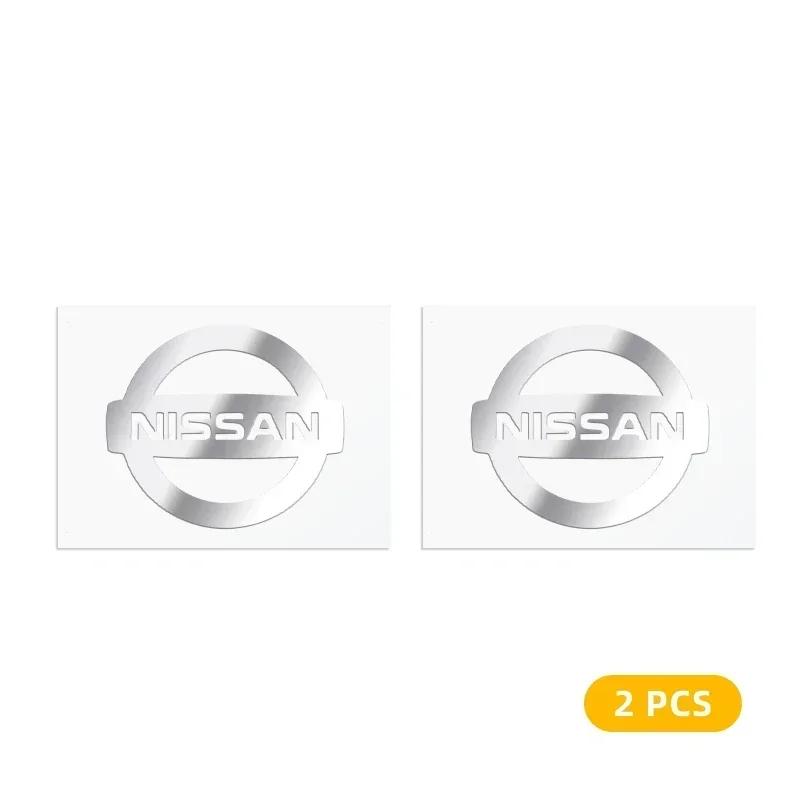2/5/10pcs 3D Metal Car Emblem Sticker Decor Badge Decal Interior Styling For Nissan Nismo Micra Qashqai Altima Maxima Sentra