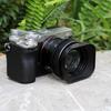Haoge Metal Square Bayonet Lens Hood for Sony FE 40mm F2.5 G, FE 50mm F2.5 G, FE 24mm F2.8 G, RX1RIII M3, RX1R, RX1RII, R3, RX1M2 Lens Hood with Metal