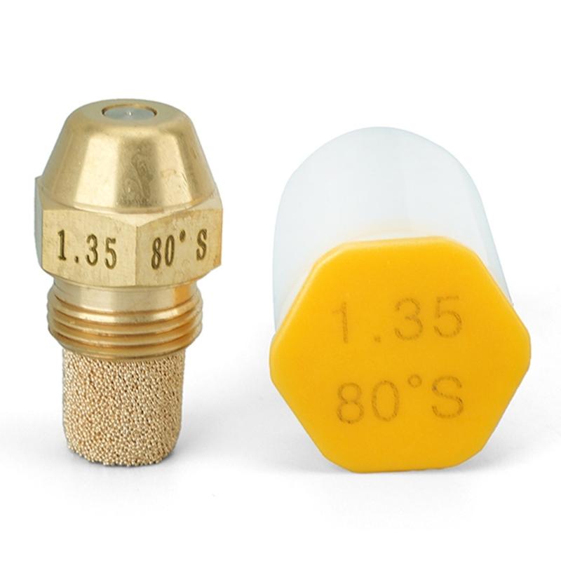 Промышленная металлическая форсунка 80 градусов, усиленная металлическая форсунка для оборудования для сжигания топлива, варианты 14 GPH