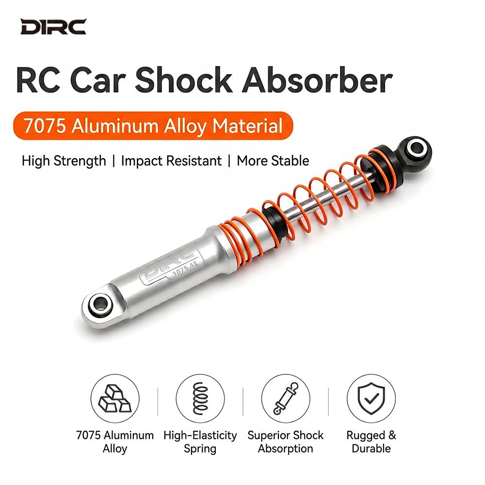 Металлические амортизаторы D1RC 65 мм 80 мм 90 мм 100 мм 4 шт. для моделей автомобилей 1/10 RC, краулеров, раллийных багги, грузовиков, аксессуары