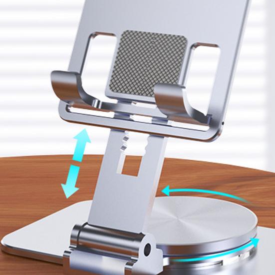 Держатель для телефона, вращающаяся на 360 градусов алюминиевая регулируемая стабильная поддержка, настольный сплав, ленивая подставка для телефона