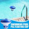 Floating Pool Chlorine Dispenser 5 Inch Adjustable Flow Vents Leak Proof Lightweight Portable for Travel Pool Spa Use