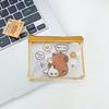 Cartoon Capybara Coin Purse Wallet Transparent Capibara Credit Card Holder  Children