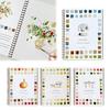 Watercolor Workbook for Beginners 12 Colors Watercolor Paint Set Garden Christmas Autumn