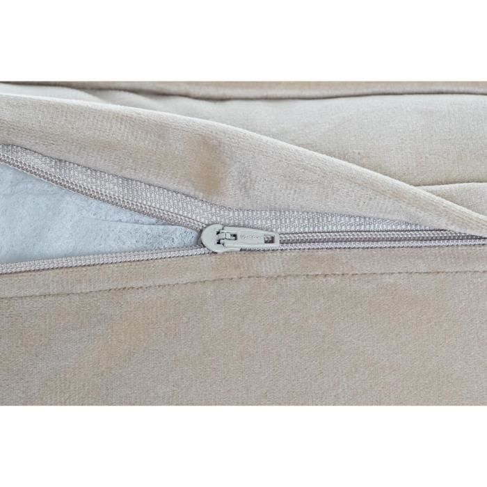 Coussin doré 50 x 10 x 30 cm fleurs