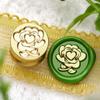 1.5cm Mini Plant Seal Stamp Leaf Rose DIY Sealing Wax Seal Decorative Greeting Cards/Invitations/Envelopes/Handbooks/Scrapbook