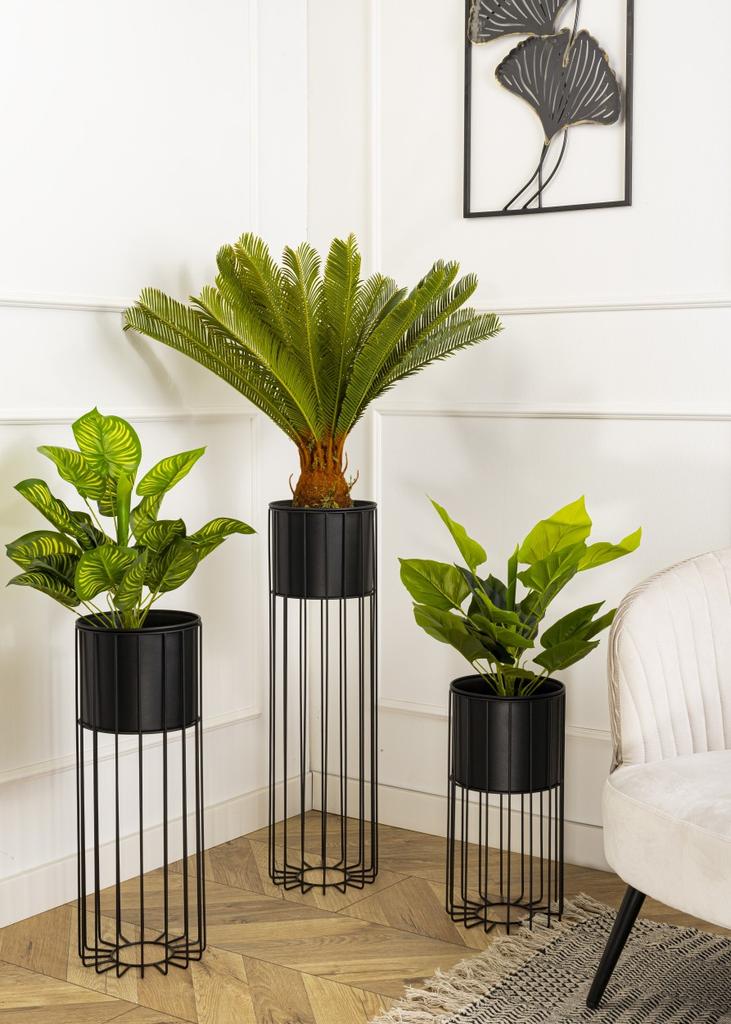 Nowoczesny Kwietnik Z Osłonką 70 Cm Loft