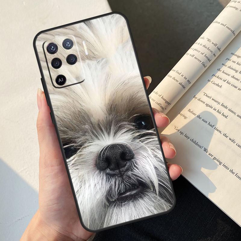 Shih Tzu Dog Case For Oppo A5 Pro A15 A16 A17 A57 A77 A94 A74 A54 A76 A96 A40 A60 A80 A18 A38 A58 A78 A98