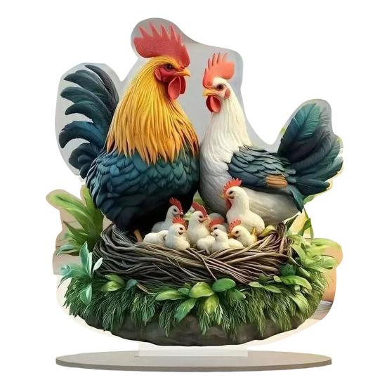 Акриловая настольная табличка 2D плоская Фея/Дерево/Сцена Рождества/Ворона Настольное украшение на Рождество Пасху для дома офиса полки столешницы