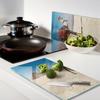 Tempered Glass Kitchen Boards with Camel in Cairo Graphic 2x30x52 cm