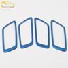18 Izeh Interior Door Handle Decorative Frame and Armrest Sticker Set