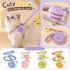 И Маленькая Собака на Поводке - Милый Принт, Регулируемая Жилетка для Прогулок, 1,8 м (6 футов) Поводок