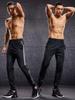 Men's Jogging Pants With Zip Pockets Football Training Pants Casual Basketball Sports Trousers Loose Sweatpants