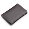 Made In Japan Genuine Leather Business Card Holder Tanned Leather Dark Brown X Beige Stitching [Abies] (inner Type)