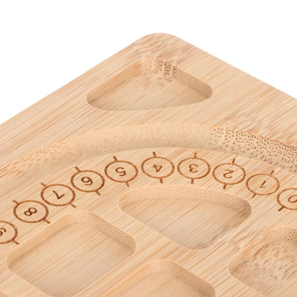 Position Markers Beading Tray Wood Bracelet Design Template Durable Bead Board For Necklace Making