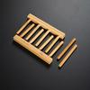 Bamboo Tabletop Tea Cup Draining Rack
