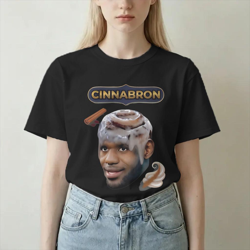 Unisex Unisexs Tshirt Cinnabron Funny Meme Vintage 100 Cotton Tees Short Sleeve T Shirt Round Collar Tops Printed