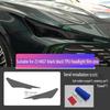 For  MG 7 Car Headlight Protective Car Film Front Headlamp Transparent Black TPU Exterior Sticker Car Accessories