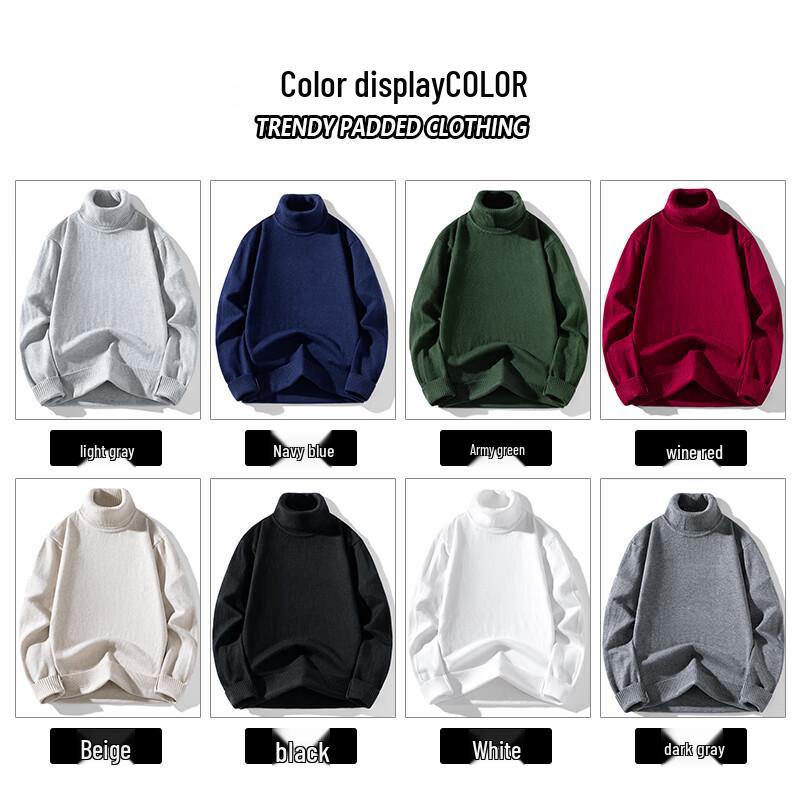 JEANSWEST Men's Turtleneck Sweater